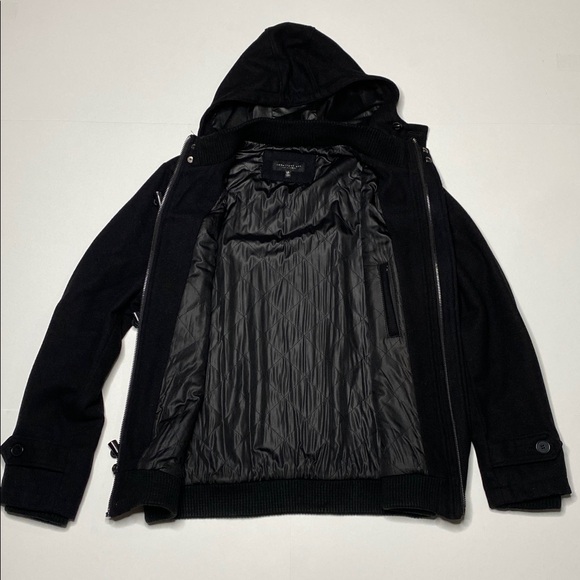 Black Military Toggle Coat - Picture 4 of 9